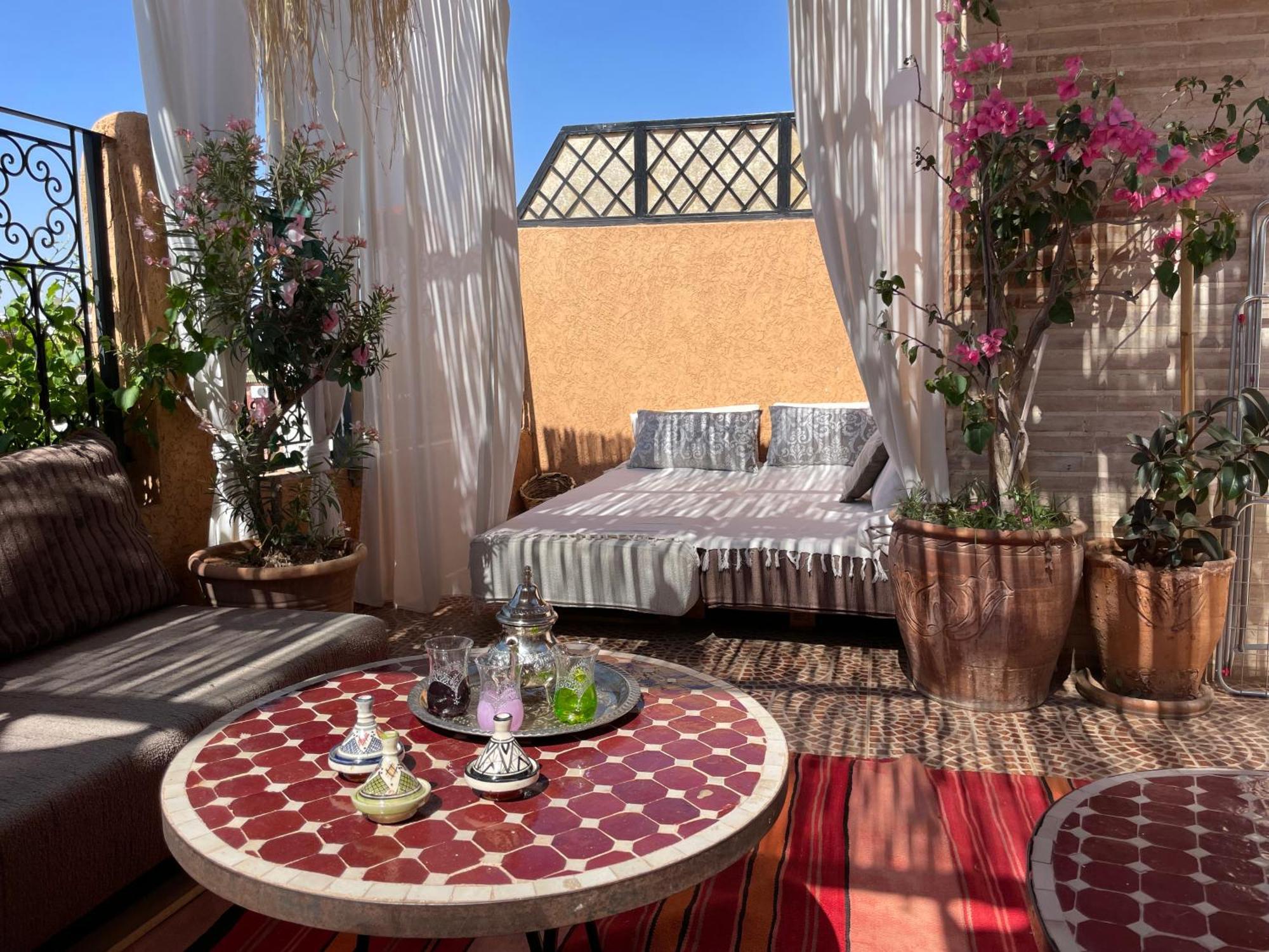 Riad Palmier Fleuri Marakéš Exteriér fotografie